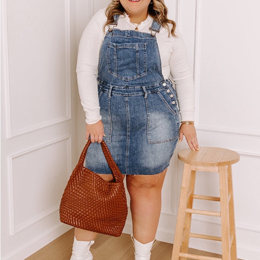 NWT Judy Blue Denim Overall Dress